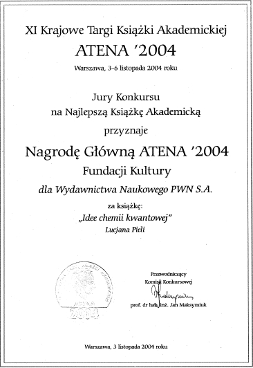 Nagroda Gwna Atena 2004